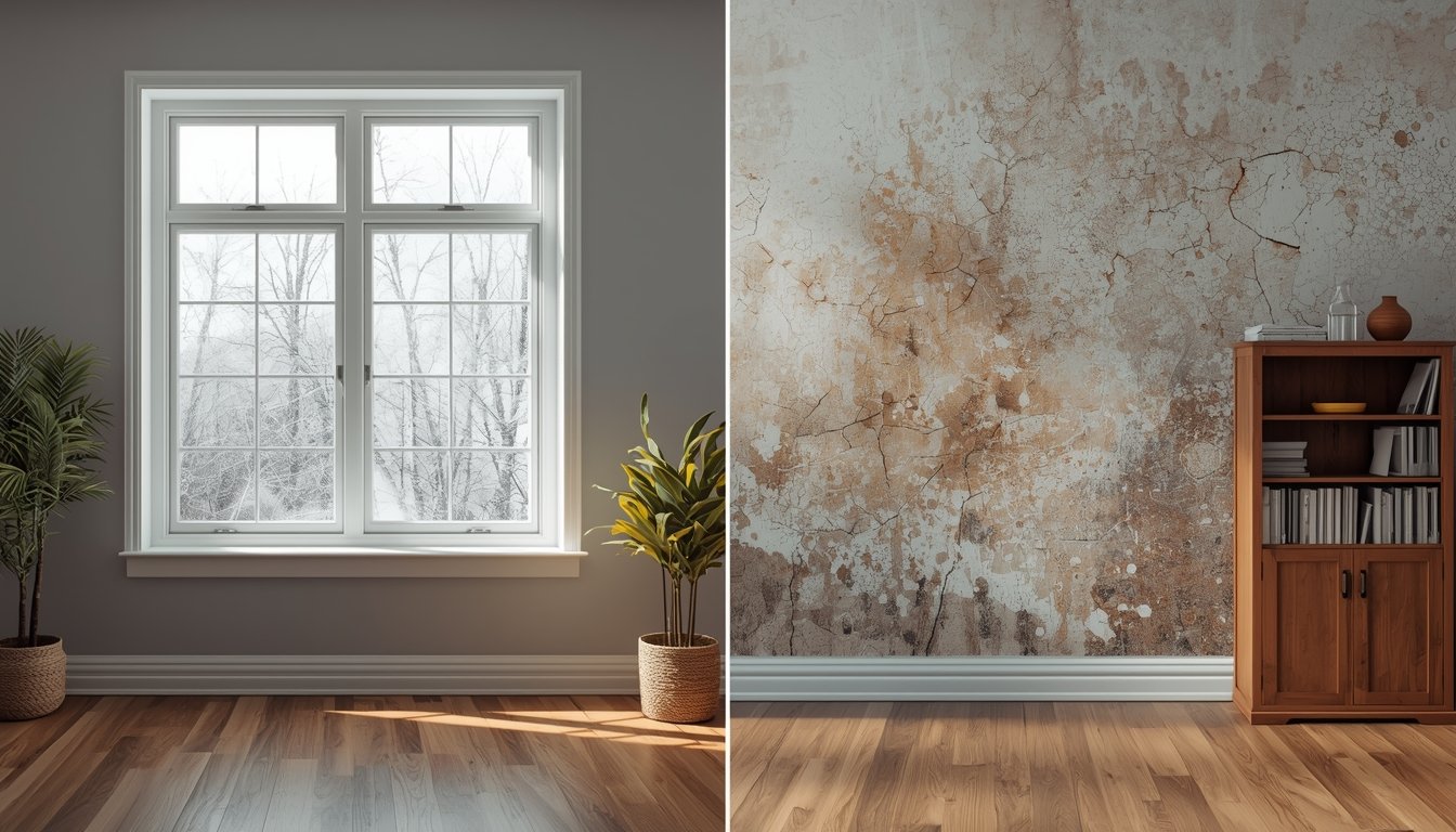 multiple humidity meters placed in different rooms